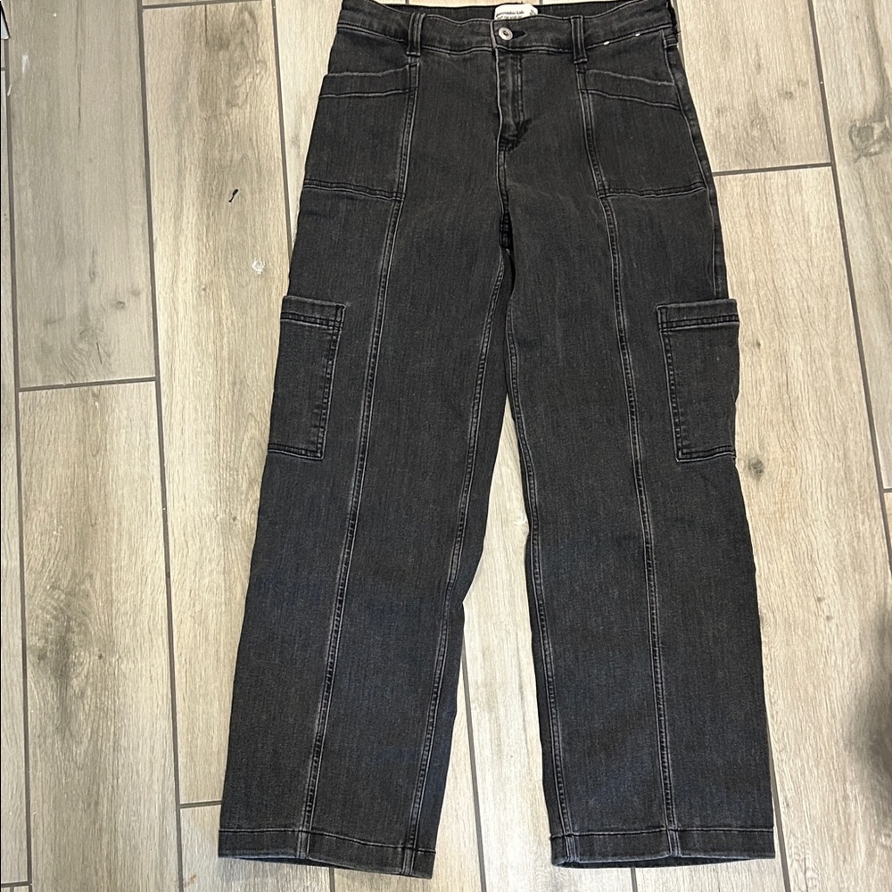Girls Abercrombie Kids Black Jeans
